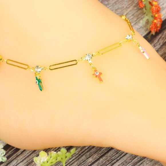 "Elegant Handmade Anklet – Delicate Jewelry for Women, MAR091397 - Picture 6 of 10
